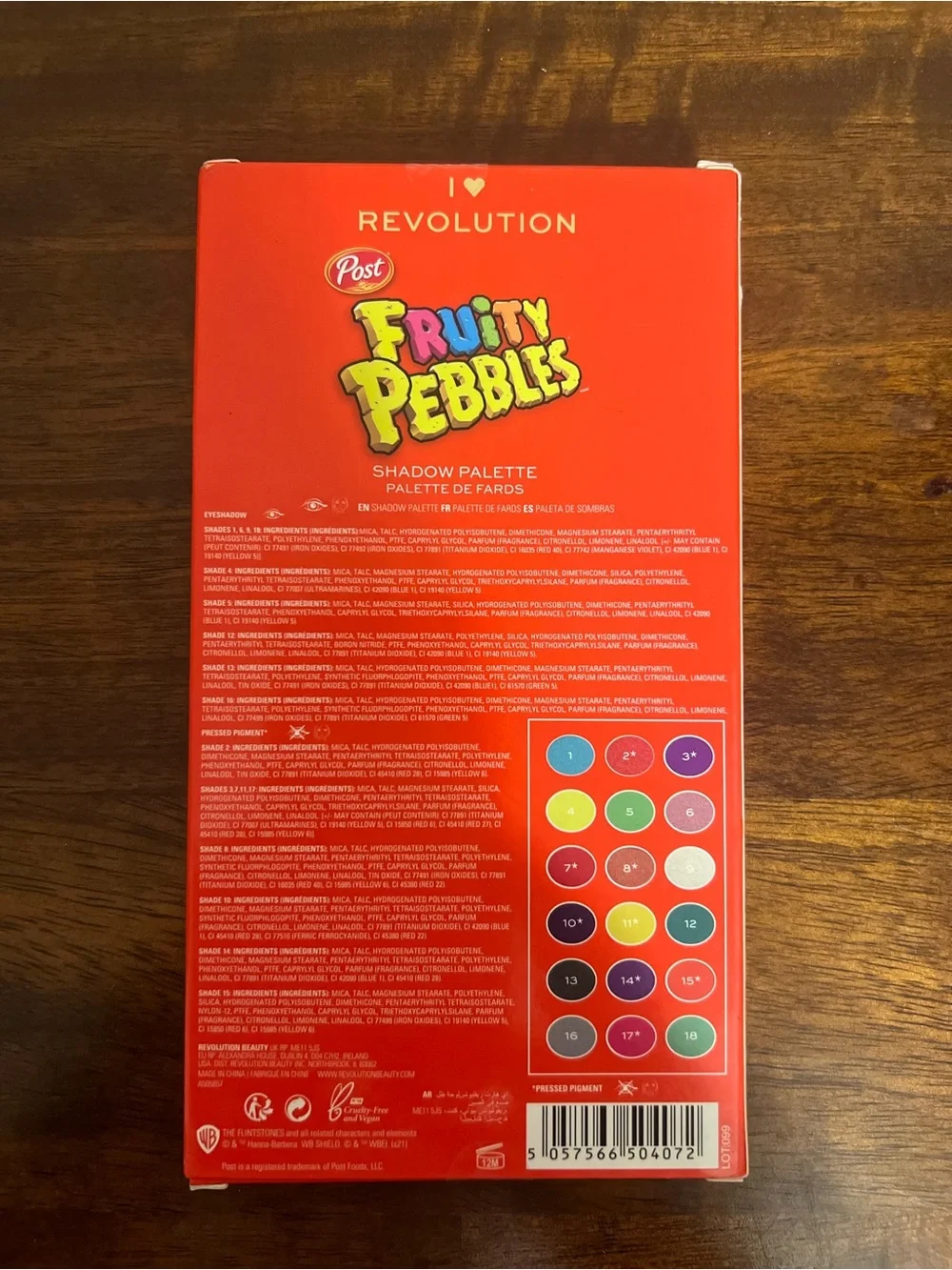 Revolution Fruity Pebbles Shadow Palette